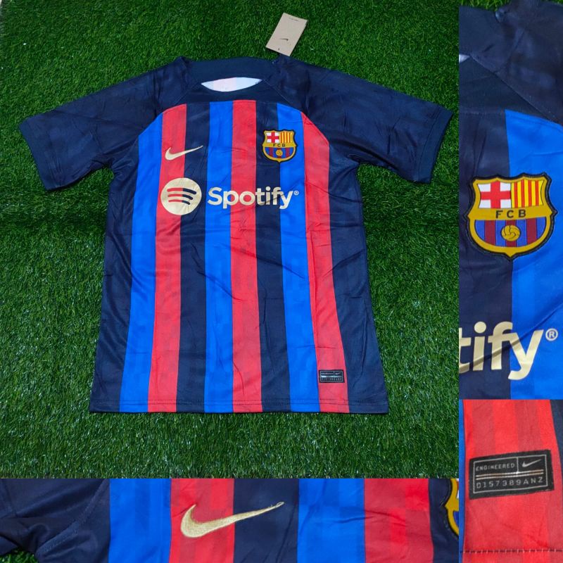 Setelan Jersey Barcelona Home Away 2023 2024 Grade Ori Import Baju Bola Pria Dewasa