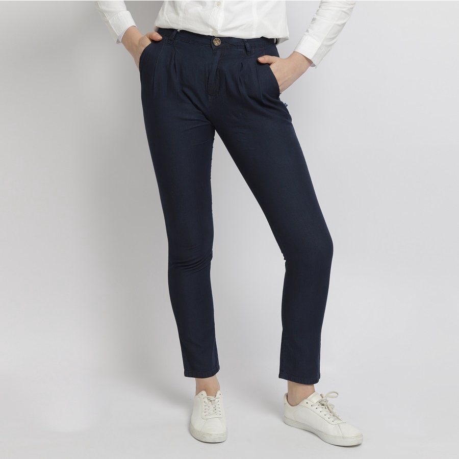 Flamoush Wemilo  Navy Pants Wanita