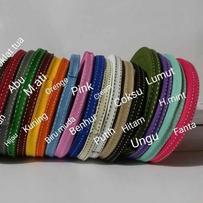 

ㅬ Pita/Tali/grosgrain/ motif bintik & Salur Ukuran 3/8=1cm/25 yard ₦