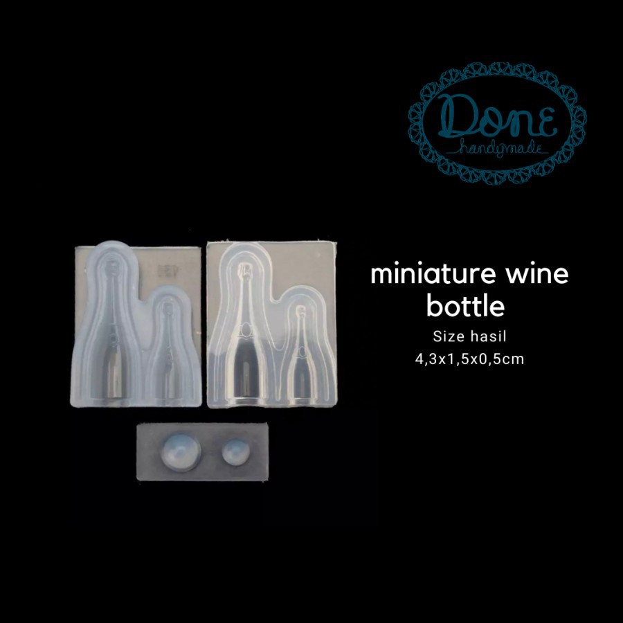 Miniature mold cetakan 3d mold syrup bottle miniatur mold botol sirup