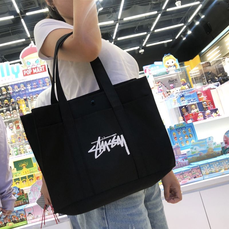 Totebag Stussy Black Matte Original Japan Appendix
