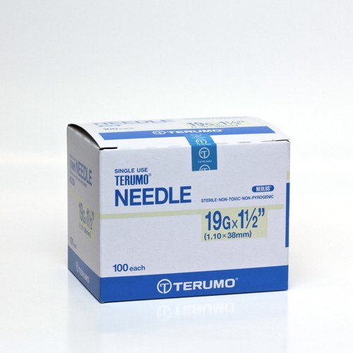 DISPOSABLE NEEDLE JARUM TERUMO 19G X 1,5 INC - ISI 100 PCS