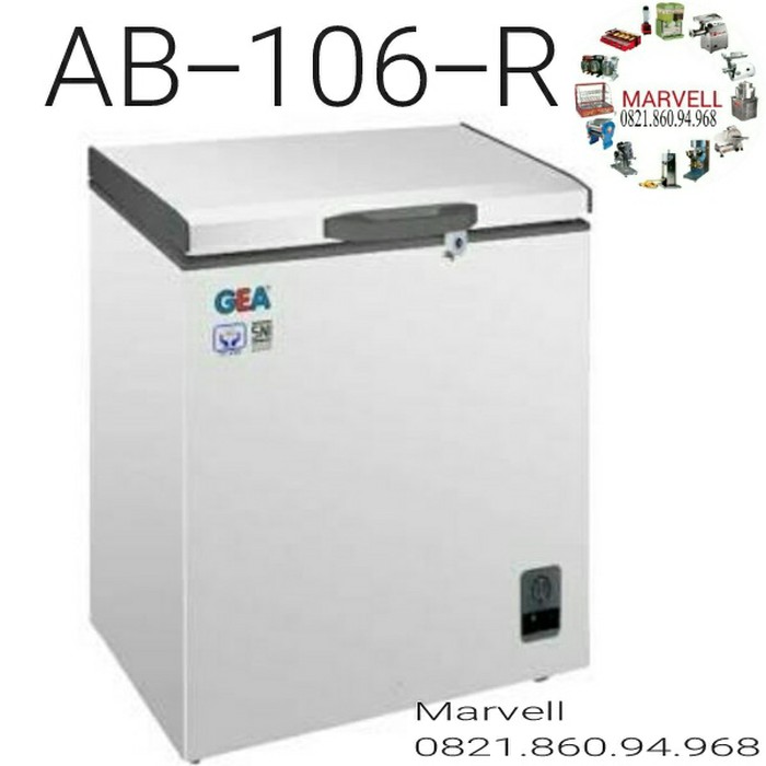 GEA Chest Freezer AB106R 102 Liter / Kapasitas 60 Kg Refrigerator