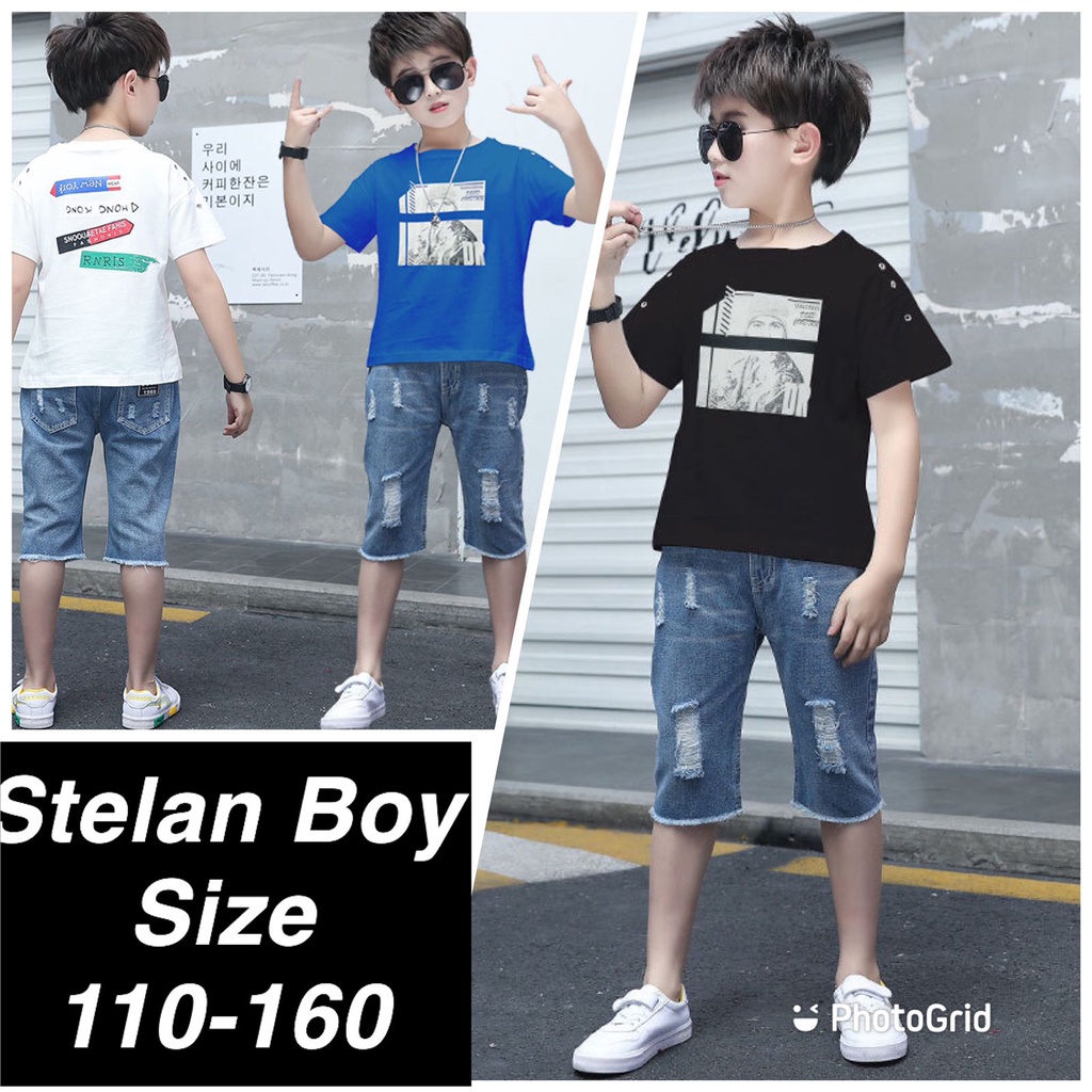 (LOLI-JKT) BOY-50 STELAN ANAK COWOK EMINEM DR SIZE 110-160