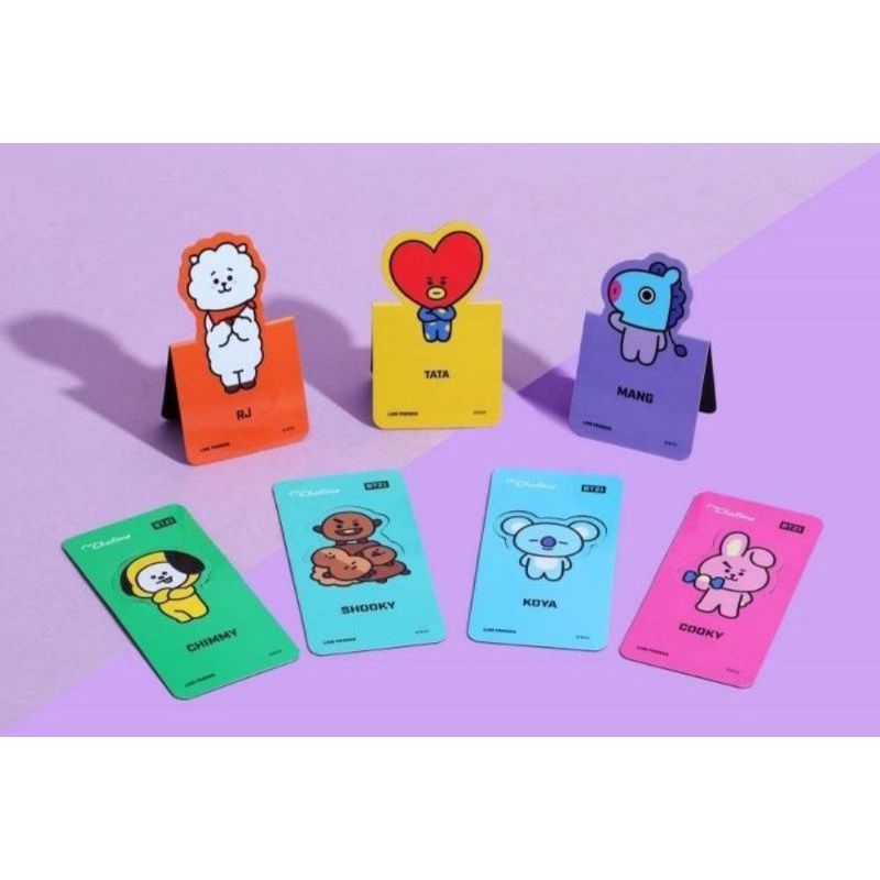 BTS BT21 Chatime Magnet Koya RJ Shooky Mang Chimmy Tata Cooky Van