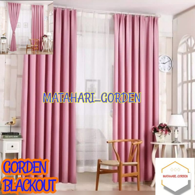 HORDENG JENDELA BLACKOUT/GORDYN POLOS/GORDYN IMPORT/PINK