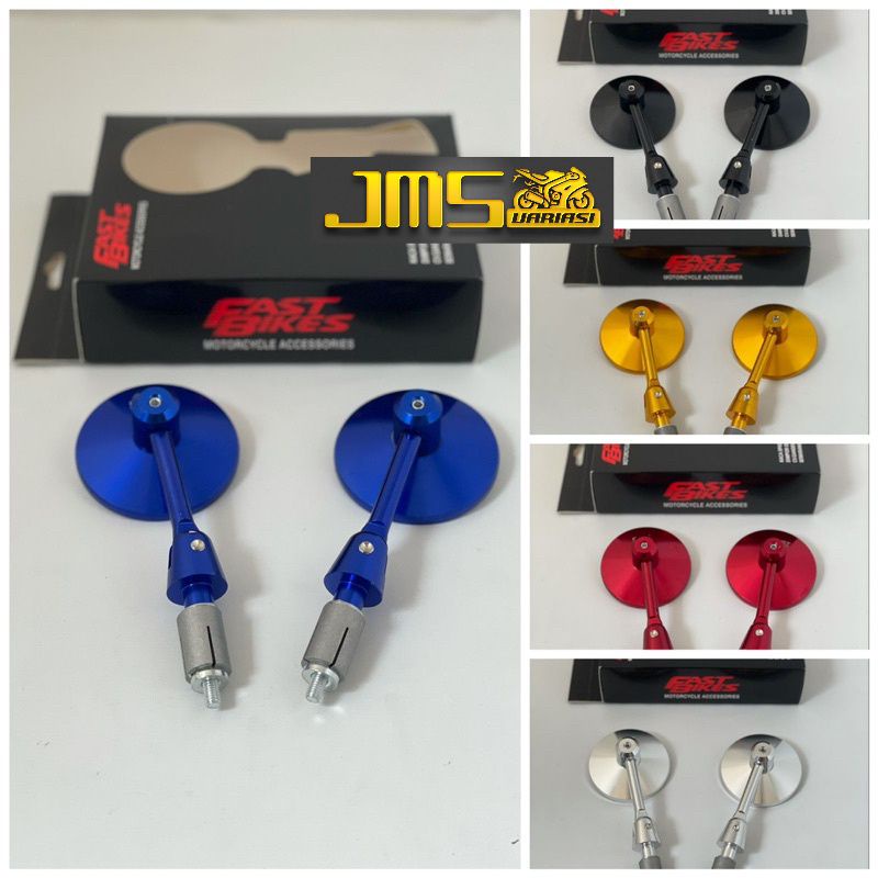 spion Jalu bulat cnc fastbiker universal mio beat Vario Vixion nmax aerox pcx fu mx
