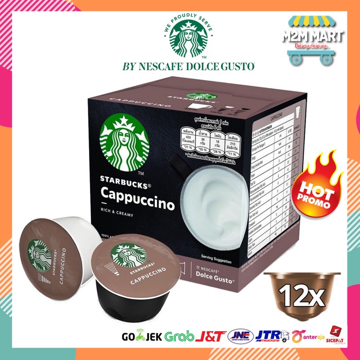 

Kopi Starbucks Cappucino Kapsul / Coffee Nescafe Dolce Gusto Capsule