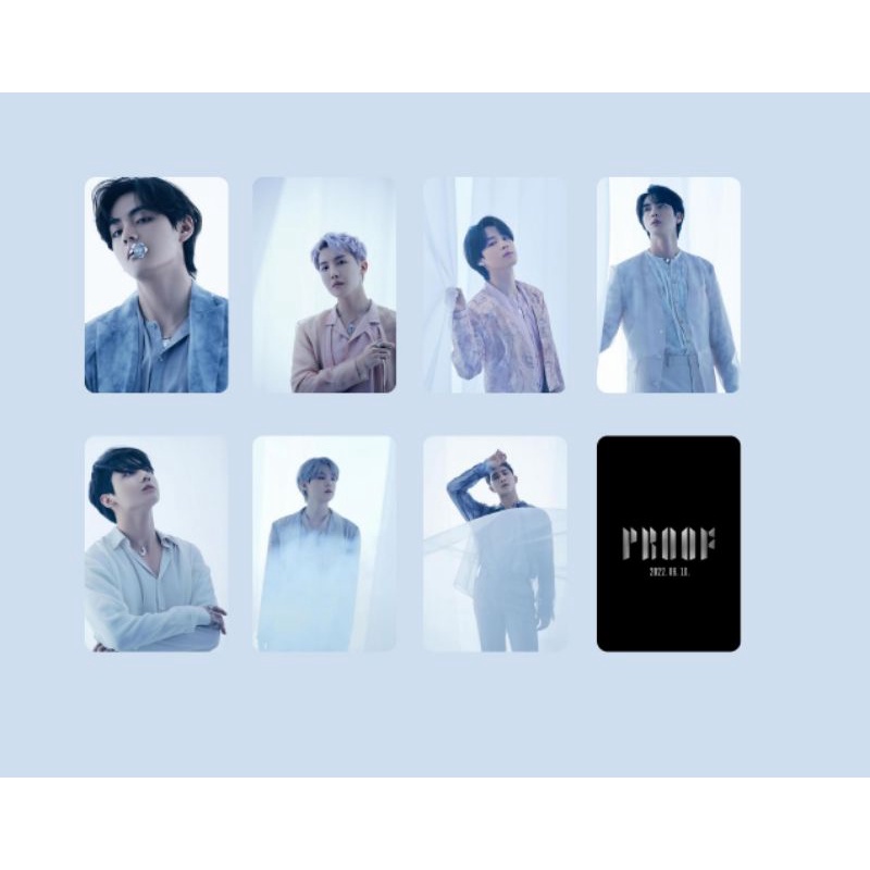 Unofficial photocard BTS Proof