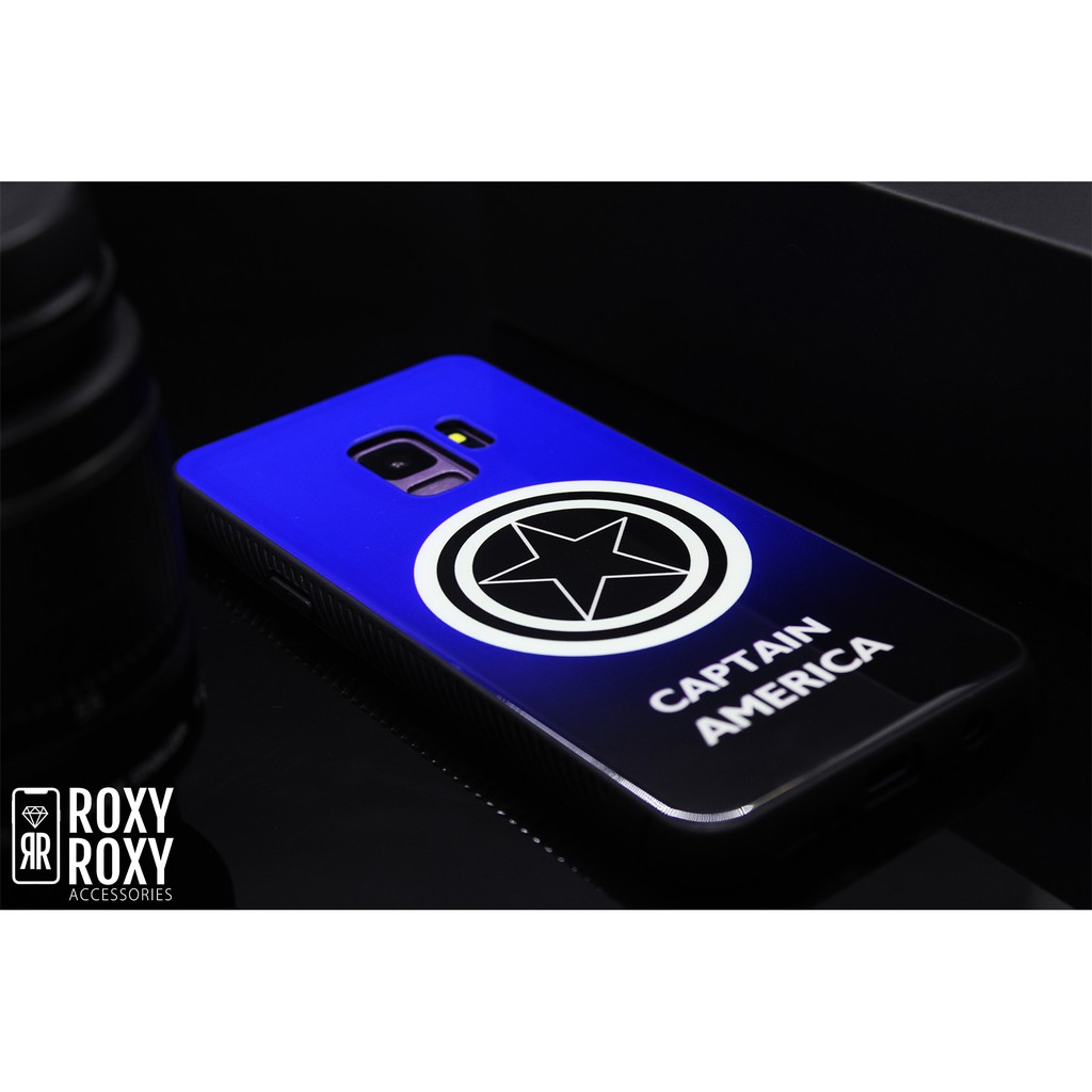 Glass Case Glow In the Dark Samsung S8 Plus S9 S9 Plus