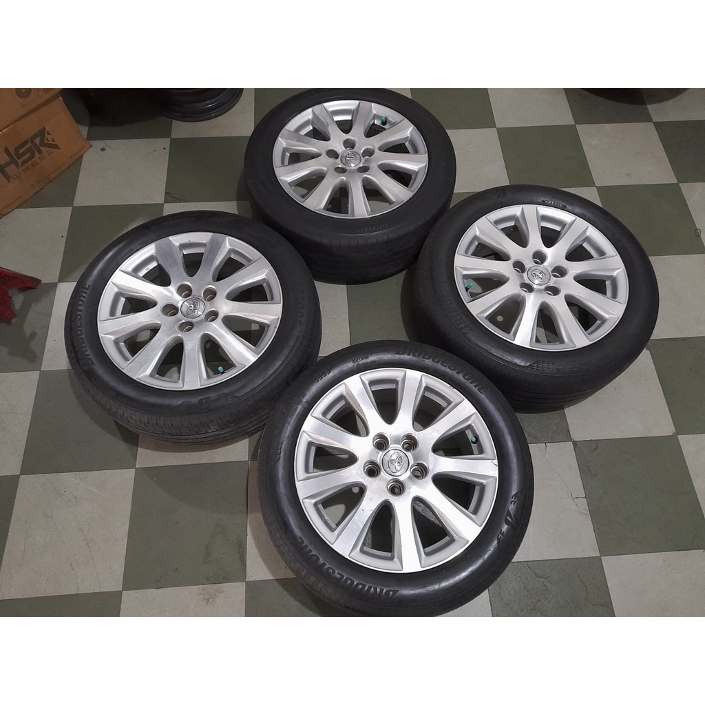 Pelek-Velg Bekas Oem Copotan Camry Ring 17 Pcd 5x114,3 Plus Ban