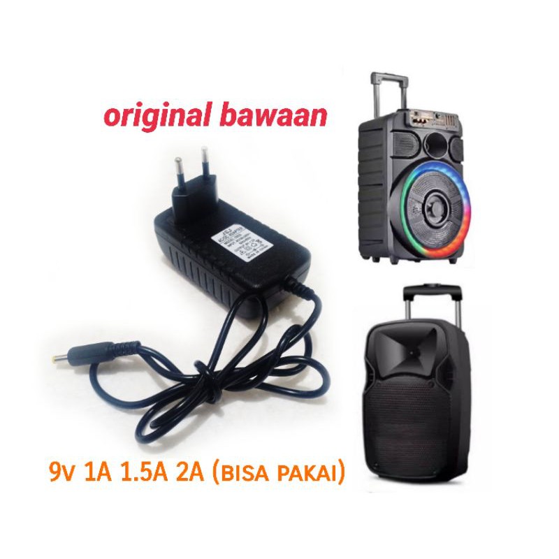 original adaptor charger 9v 1a 1.5a 2A Jack disman casan speaker meeting universal 4.0mm 1.7mm DC Ja