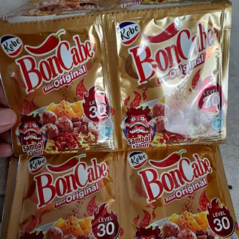 

BonCabe Sachet Level 30 / Kobe Bumbu Tabur Rasa Original