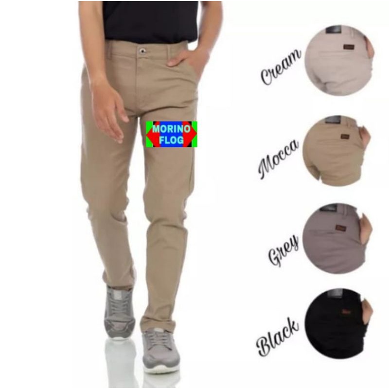 CELANA PRIA HITAM POLOS PANJANG FORMAL KASUAL SLIMFIT KERJA KANTOR HARIAN CELANA PANJNAG PRIA HITAM