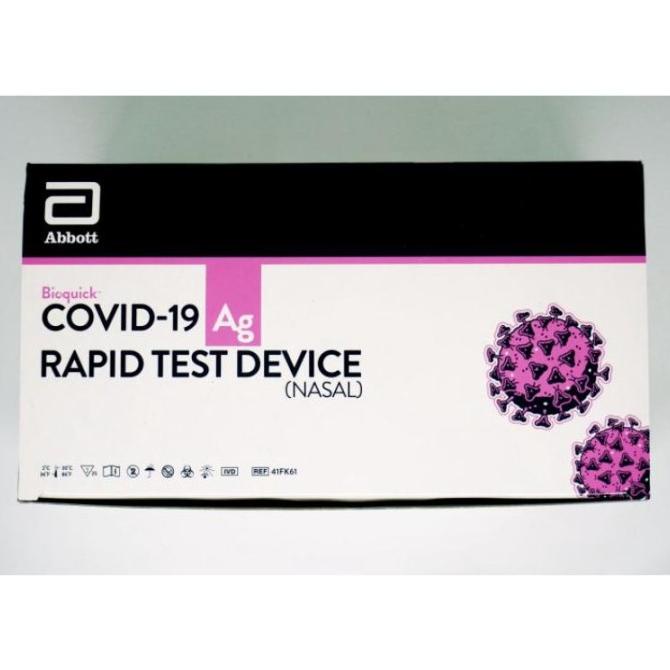 READY STOCK SWAB NEW ABBOTT ANTIGEN BIOQUICK NASAL SDFHG5646