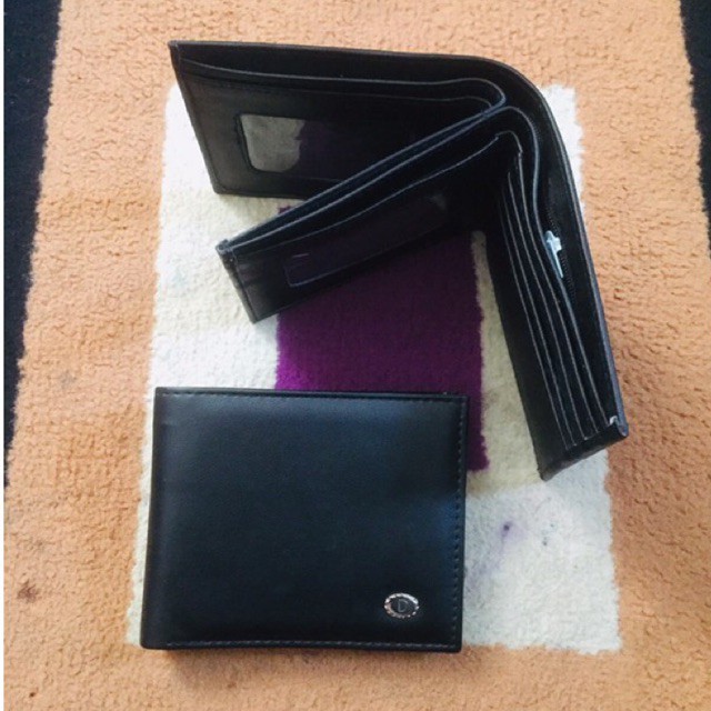dompet 3 ruang lipat biasa bahan PU leather good logo dan embos #dompet #dompetpria #dompetcowok #dompetlipat