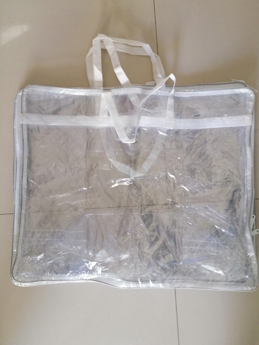 Tas Bedcover Plastik Mika / Tas Selimut - Size L 60cmx48cmx36cm