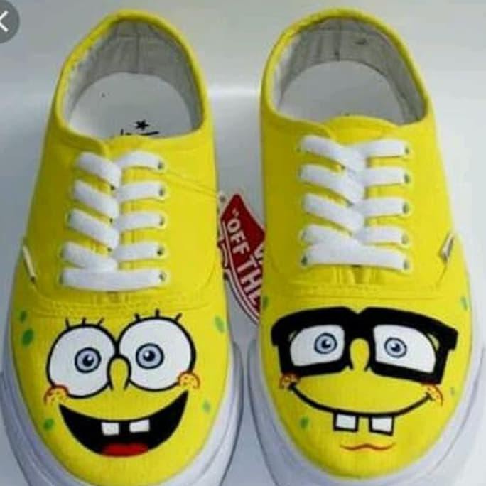 Barang Berkualitas Sepatu Lukis Vans authentic DISKON