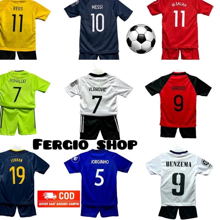 Keluaran Terbaru.. SETELAN BOLA ANAK/  BAJU BOLA ANAK / JERSEY BOLA ANAK/ BAJU FUTSAL ANAK/ BAJU OLA