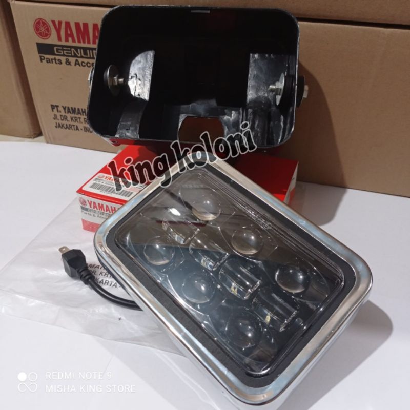 Reflektor lampu rx king kobra 5t5 daymaker led