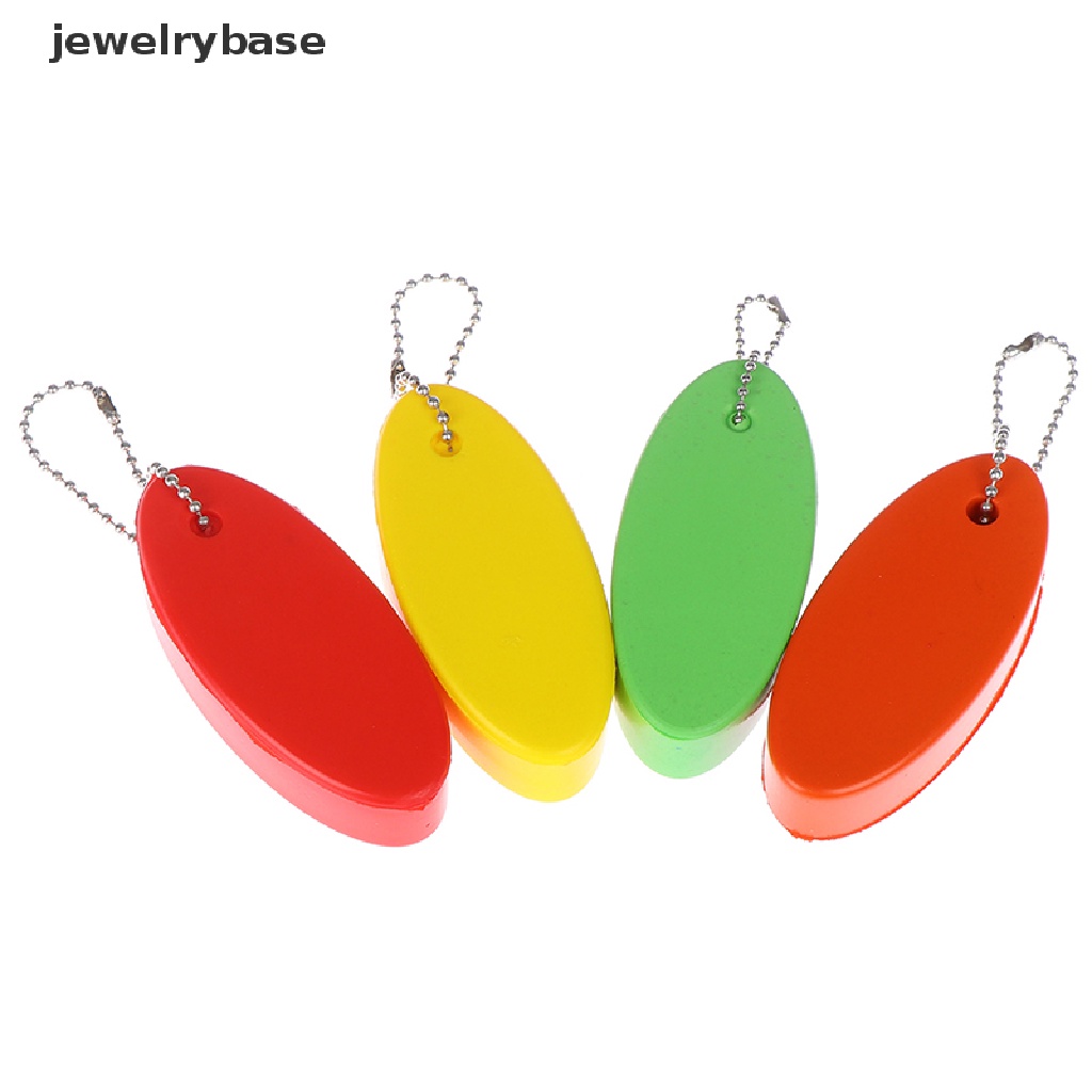 (jewelrybase) 1pc Gantungan Kunci Bentuk Oval Bahan Busa Untuk Olahraga Air / Berenang