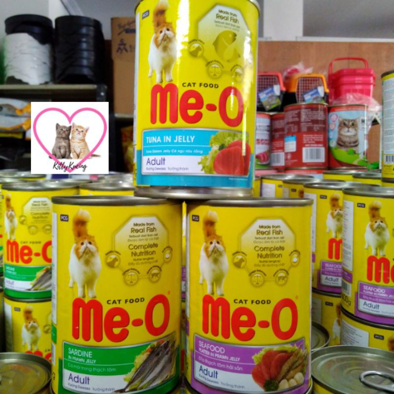 MEO Kaleng 400gr Adult Kitten Makanan Basah Kucing