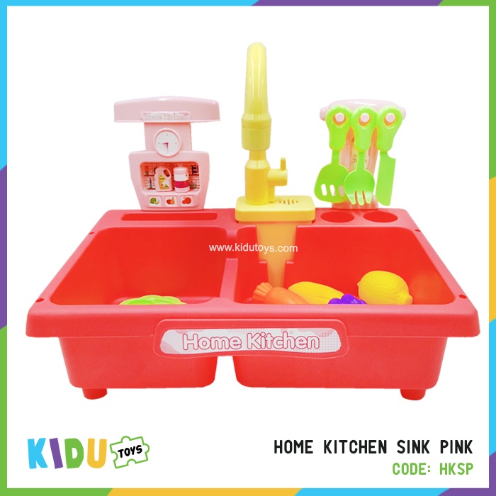 Mainan Anak Wash Up Kitchen Sink 6058 Kidu Toys