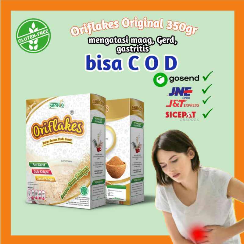 

Oriflakes Sereal Umbi Garut Original 350gr (tanpa susu ettawa)