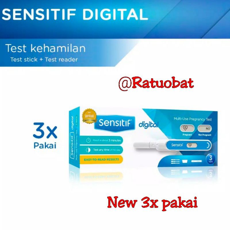 Testpack Test pack Tes hamil test kehamilan BISA COD PRIVASI AMAN Tes kehamilan Tespek sensitif digital 3x pakai