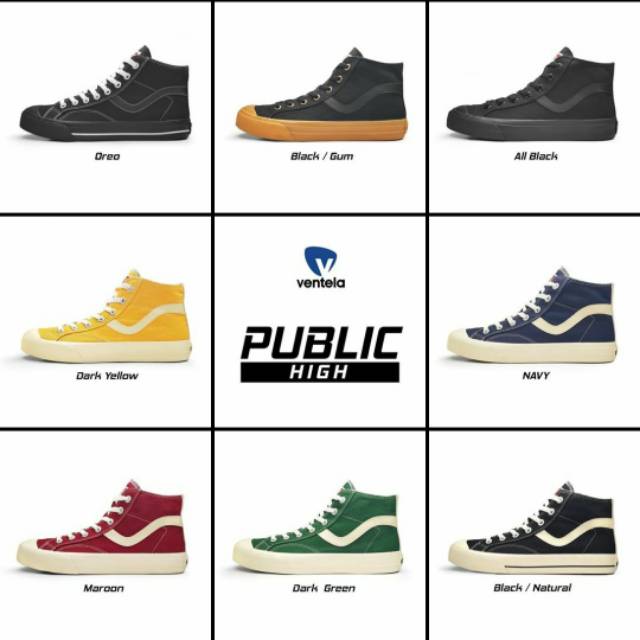 Sepatu Ventela Public High Series TERMURAH