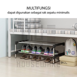 Rak Sepatu Sendal Portable Serbaguna  5 Susun Tempat Sepatu Sendal Multifungsi Murah [Kotakin]