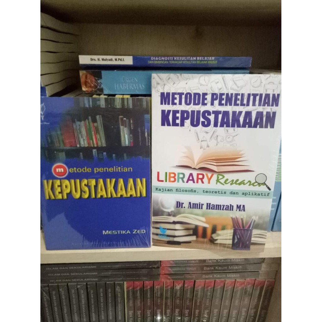 Metode Penelitian Kepustakaan Library Research Kajian Filosofis Teoretis Dan Aplikatif Dr Amir Hamzah M A Penerbit Litnus