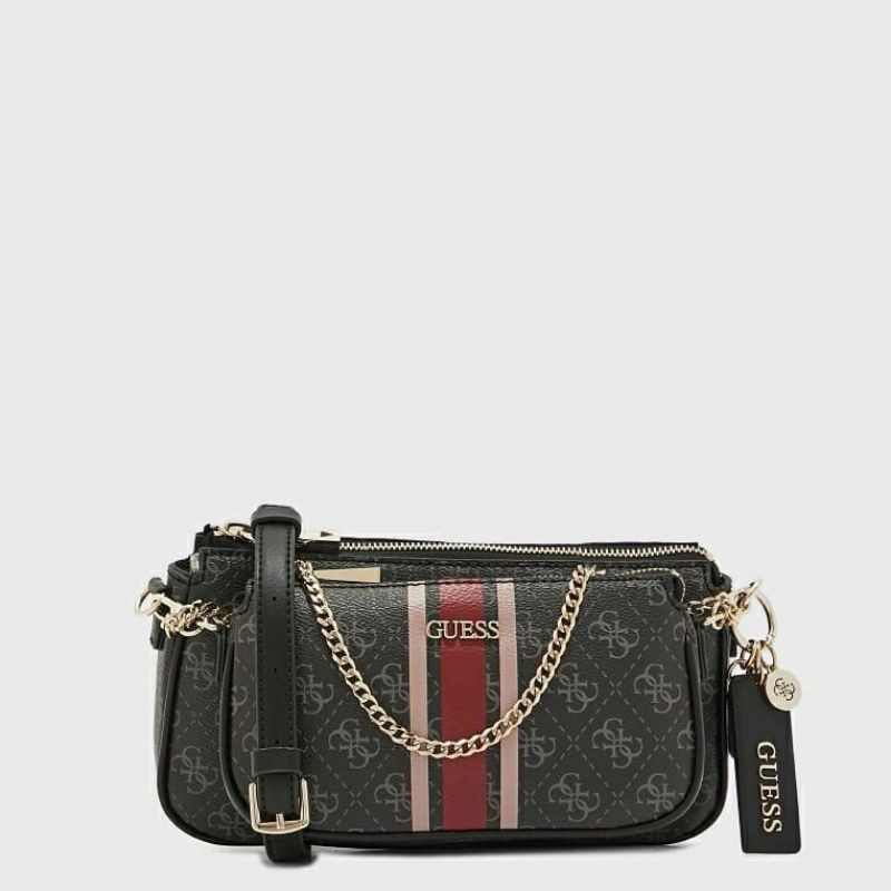 GUESSS Arie Double Pouch Crossbody