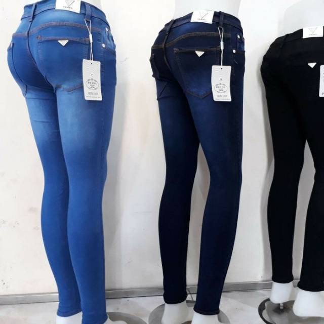 Celana  Jeans Wanita Boyfriend  Jeans Crop Cewek Idola 