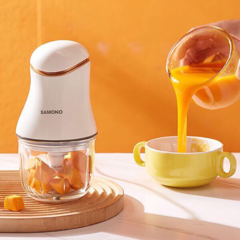 ORI SAMONO Blender Daging Elektrik Portable Multifungsi Meat Glinder Food Processor 200W 0.3L SW099