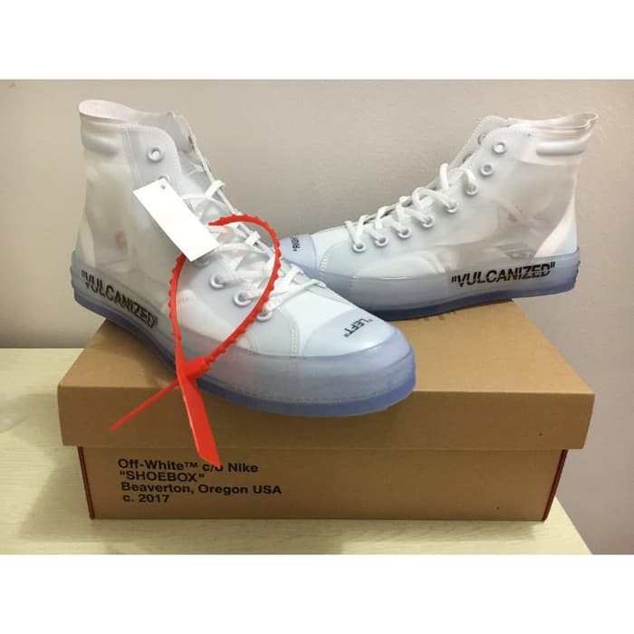 Original OFF-WHITE x Converse All Star 1970s Sepatu kanvas