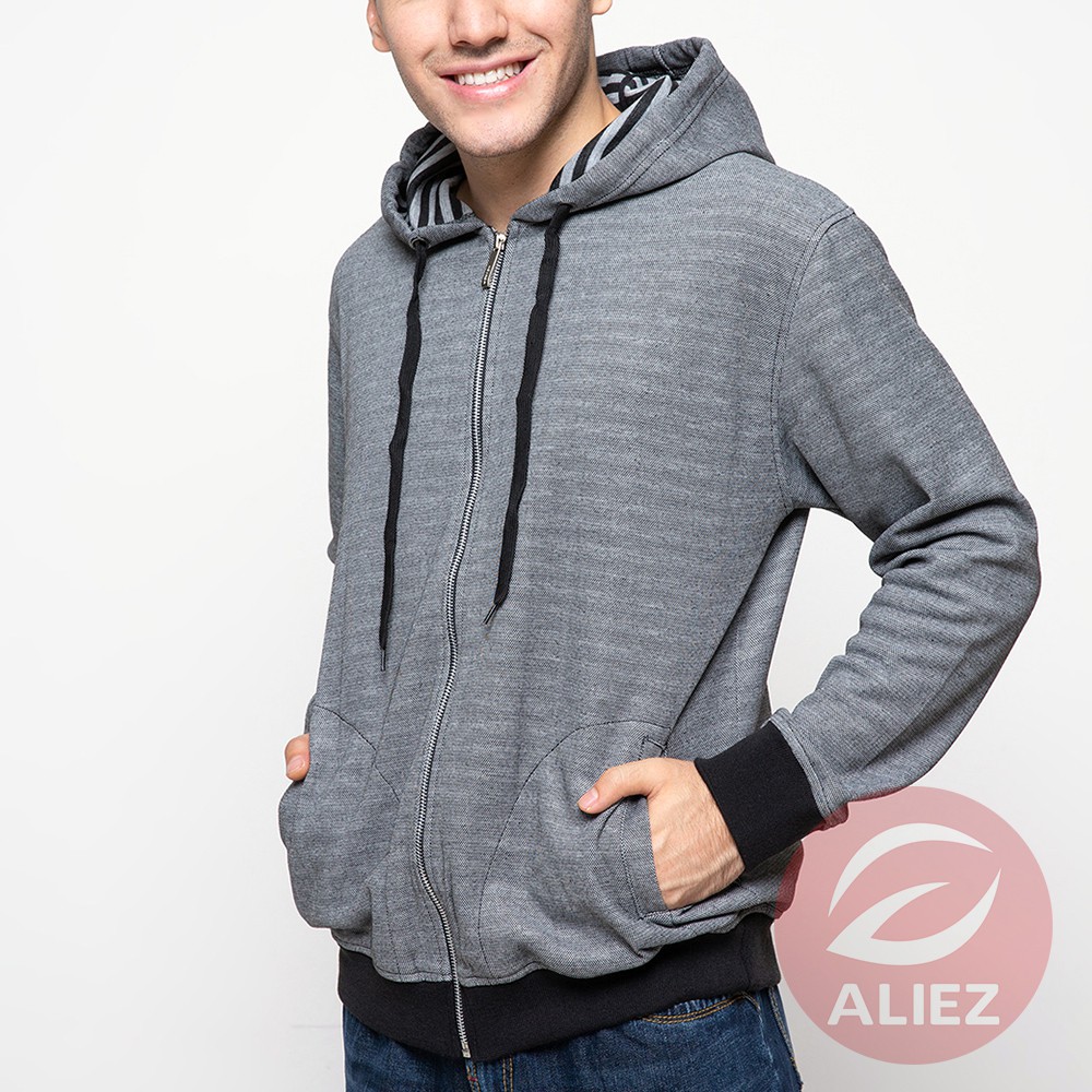 Nevada Hoodie Jaket Pria Zippper Comb On Back Hoody - Aliez Shop