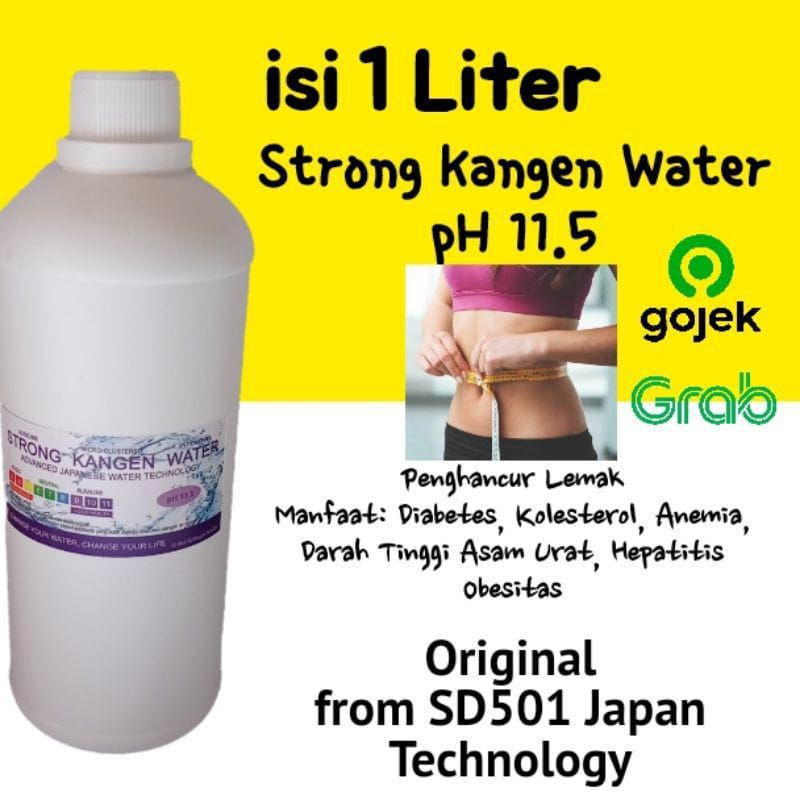 

STRONG KANGEN WATER pH 11,5 isi 1000 ml-reffil