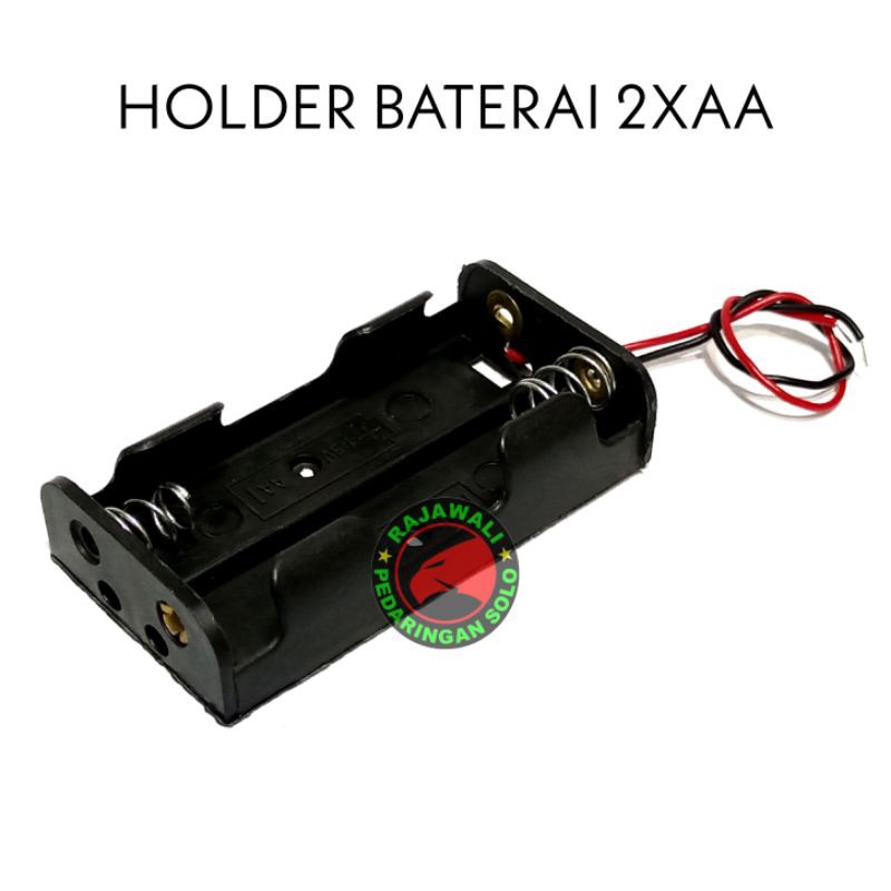 HOLDER BATERAI AA x 2 HOLDER BATRE AA ALAT TES LED HPL 3.2V