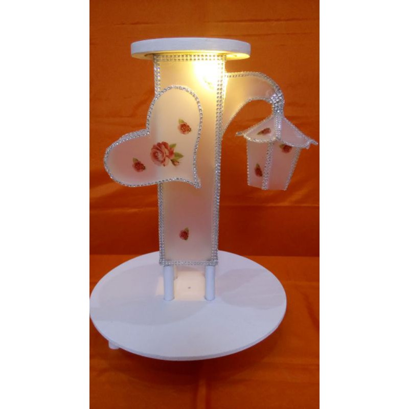 Ready  Rangka kue pengantin susun 2 (bulat) / Rangka kue stand 2 tingkat bulat / standard kue