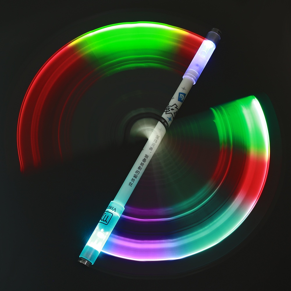 1pc Mainan Fidget Spinner LED Anti slip Flexible Untuk Pereda Stress / Sekolah / Kantor