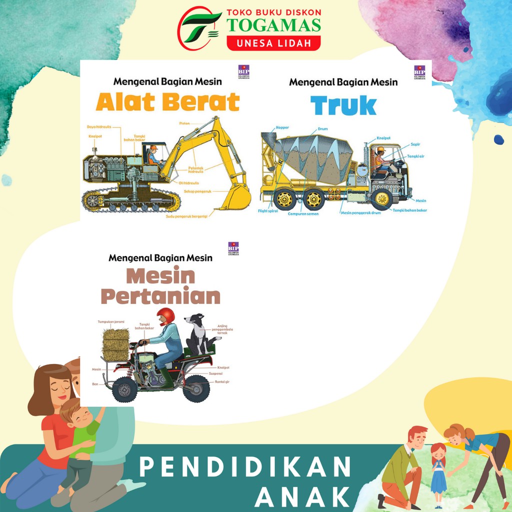 BUKU ANAK SERI MENGENAL BAGIAN MESIN KARYA DAVID WEST