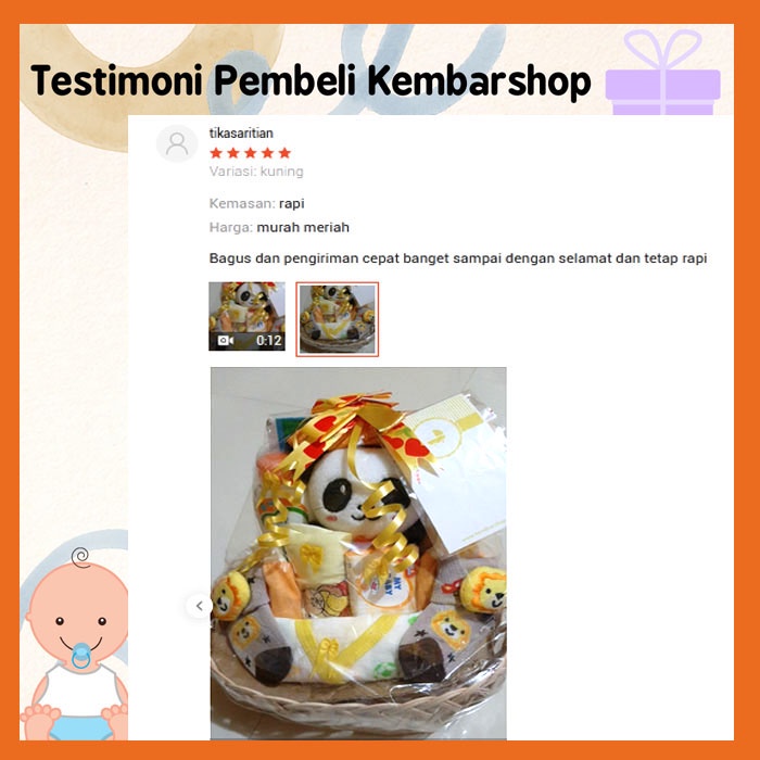 kembarshop TERLARIS paket kado oval medium bayi baby gift – parcel bayi – parcel kado bayi – kadom-6