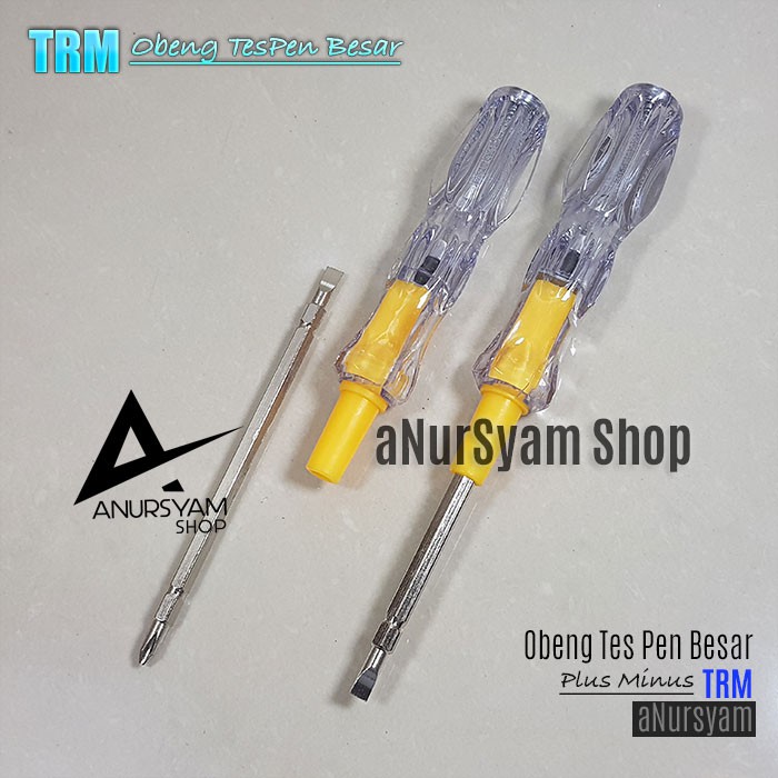 Obeng Tes Pen Besar Plus Minus TRM