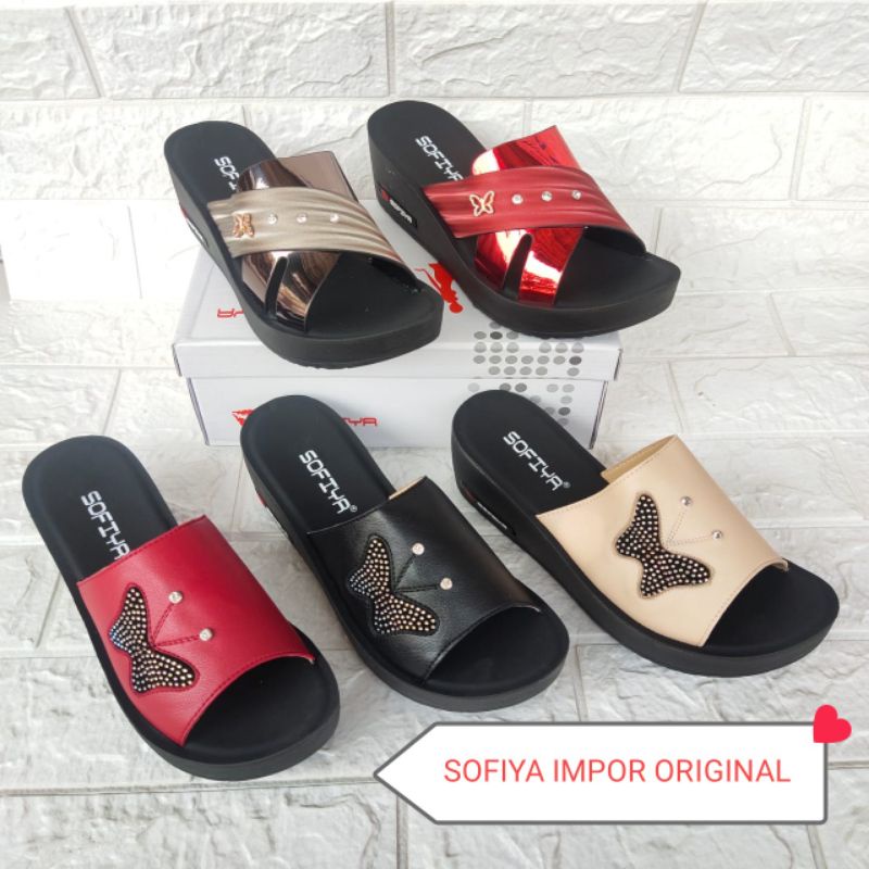 SANDAL SOFIYA 1786-44/SANDAL WANITA SOFIYA 1786-44/SANDAL IMPOR SOFIYA 1786-17/SANDAL WEDGES SOFIYA 