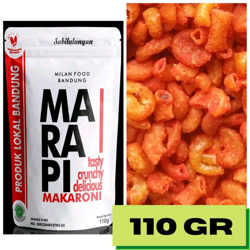 

*Milian food Bandung - Makaroni Marapi 110 gr Balado*