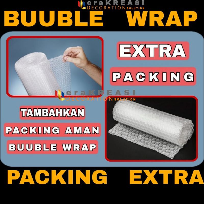 

PACKING EXTRA - PAKING TAMBAHAN UNTUK PAKING BARANG BELANJAAN -BUUBLE WRAP