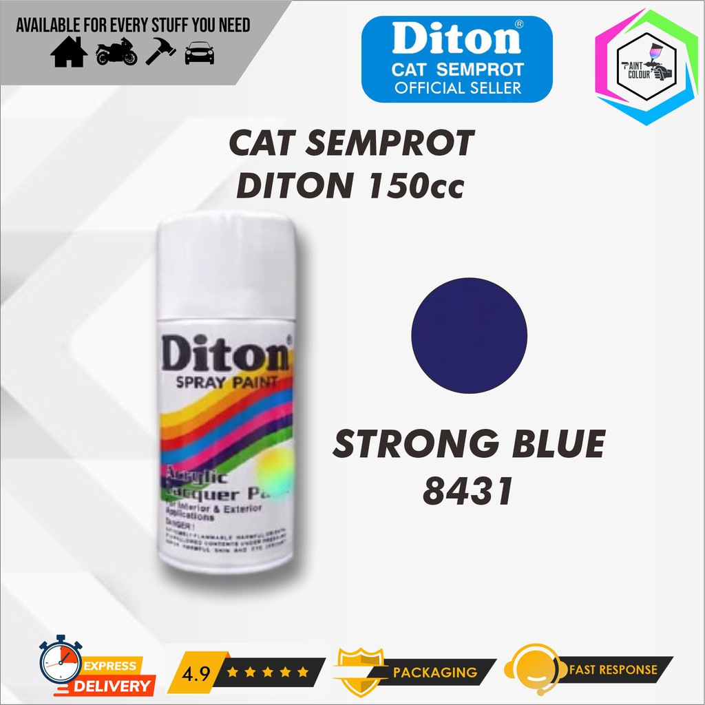 Diton Cat Semprot/Pylox/Motor/Helm/Gundam 150cc - 8431 Strong Blue