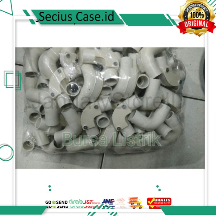 ELBOW PIPA PVC 20MM BENTUK L SAMBUNGAN PIPA KNEE L