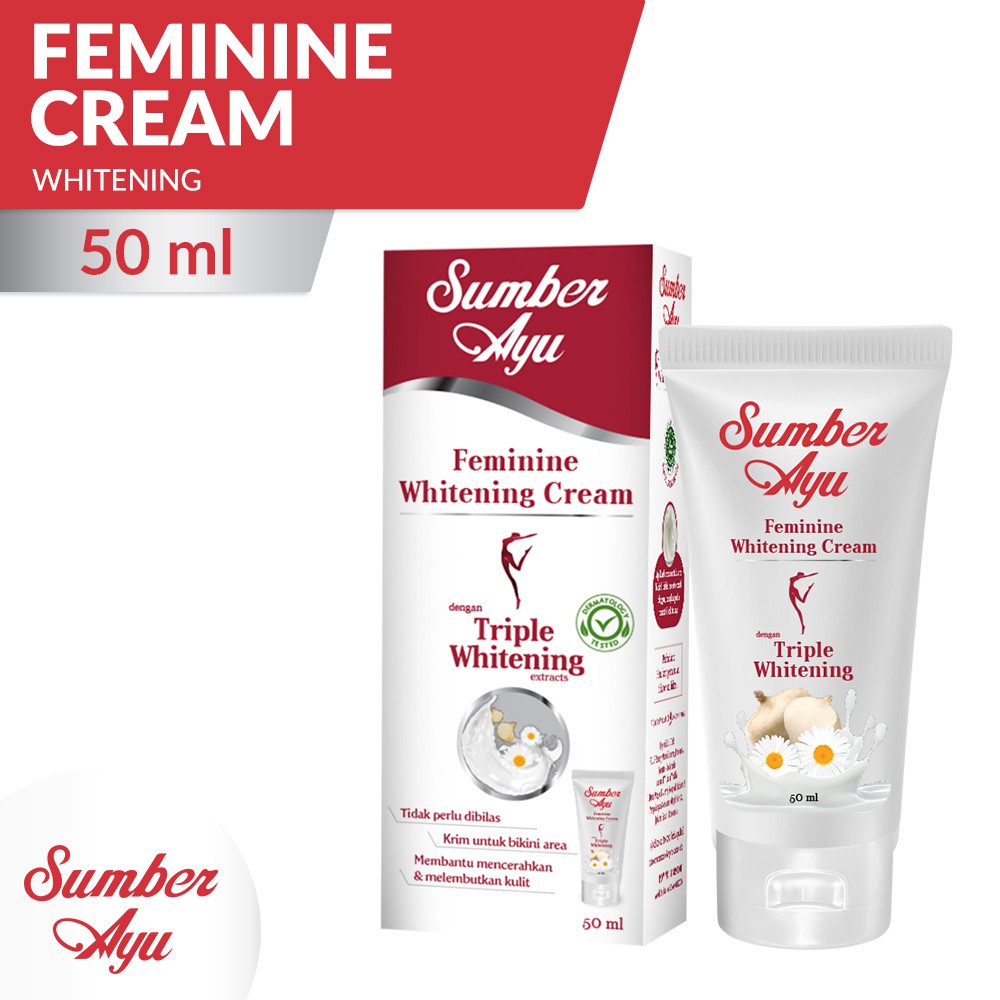 Sumber Ayu Feminine Whitening Cream Pemutih Kewanitaan